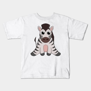 Beautiful little zebra Kids T-Shirt